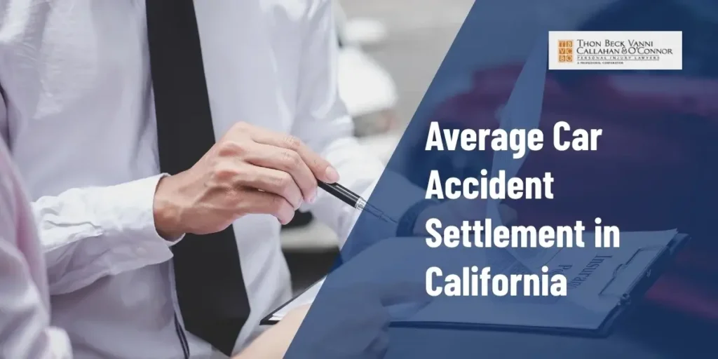 Average Car Accident Settlement in California